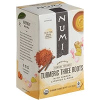 Numi Organic Three Roots Turmeric Tea Bags - 12/Box