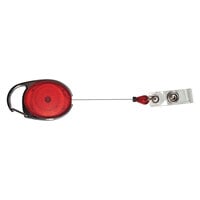 Advantus 75552 30 inch Assorted Color Carabiner-Style Retractable ID Card Reel   - 20/Pack