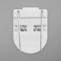Advantus 75342 40-Sheet Capacity Standard Size White Fabric Panel Wall Clip - 50/Box