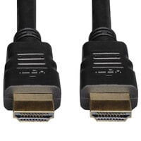 Tripp Lite P569003 3' Black High Speed HDMI Digital Video / Audio Cable with Ethernet and 2 Male Connections