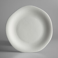 Oneida L6700000152 Lancaster Garden 10 1/2 inch White Porcelain Plate - 24/Case