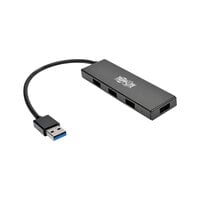 Tripp Lite U360004SLIM Black 4-Port USB 3.0 SuperSpeed Hub