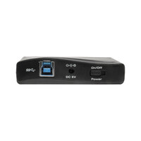 Tripp Lite U360004R Black 4-Port USB 3.0 SuperSpeed Hub