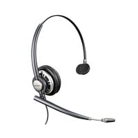 Plantronics HW710 EncorePro Black Premium Monaural Over-the-Head Wideband Noise-Canceling Headset