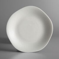 Oneida L6700000119 Lancaster Garden 6 1/2 inch White Porcelain Plate - 48/Case