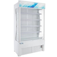 Avantco WVAC-46HC 46" White Refrigerated Air Curtain Merchandiser