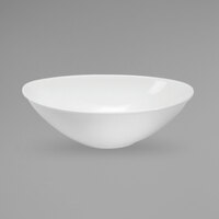 Oneida R4020000758 Fusion Deep 23.5 oz. Bright White Porcelain Oval Bowl - 36/Case