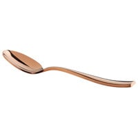 Bon Chef S3000RG Manhattan 6 1/2 inch 18/10 Extra Heavy Weight Rose Gold Stainless Steel Teaspoon - 12/Pack