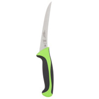 Mercer Culinary M23820GR Millennia Colors® 6 inch Curved Stiff Boning Knife with Green Handle
