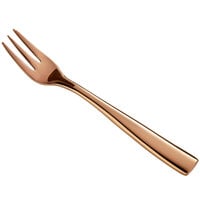 Bon Chef S3008RG Manhattan 5 3/8 inch 18/10 Extra Heavy Weight Rose Gold Stainless Steel Oyster Fork - 12/Pack