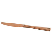 Bon Chef S3011RG Manhattan 9 inch 18/10 Extra Heavy Weight Rose Gold Stainless Steel Dinner Knife - 12/Pack