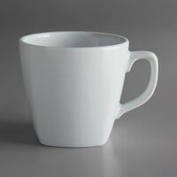 Oneida R4020000531 Fusion Arq 8.5 oz. Bright White Porcelain Coffee Cup - 36/Case