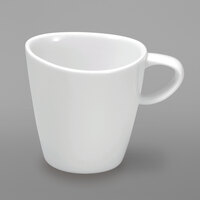 Oneida R4700000521 Mood 7.5 oz. Bright White Porcelain Coffee Cup - 36/Case
