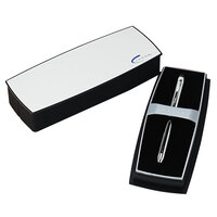 Cross AT00901 Tech3+ Black / Red Ink Medium Point Retractable Ballpoint Pen with Chrome Barrel