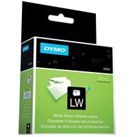 DYMO 30330 LabelWriter 3/4 inch x 2 inch White Return Address Permanent Self-Adhesive Labels, 500 Count Roll