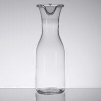 GET BW-1100-CL 34 oz. Customizable Polycarbonate Wine / Juice Decanter with Lid