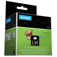 DYMO 30256 LabelWriter 2 5/16" x 4" White Shipping Permanent Self-Adhesive Labels, 300 Count Roll