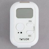 Taylor 5879 Digital 100 Minute Kitchen Timer with Flashing Light and Vibration