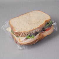 LK Packaging 14" x 14" BOPP Clear Deli Sandwich Wrap - 1000/Case