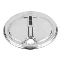Vollrath 47493 Slotted / Hinged Contemporary Inset Cover - 9 15/16 inch Diameter