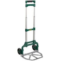 Harper HMC5T-S 175 lb. Folding Personal Hand Truck with Telescoping Handle and 5 inch Rubber Wheels