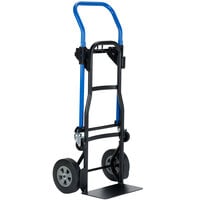 Harper JDCJ8523 3-in-1 500 lb. Quick Change Hand Truck with 8 inch Solid Rubber Wheels