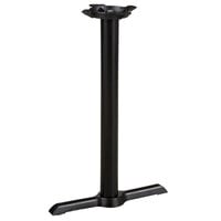 Lancaster Table & Seating Cast Iron 5 inch x 22 inch Black 3 inch Counter Height End Column Table Base