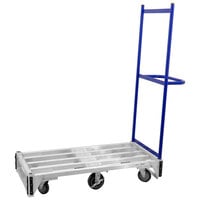 23 inch x 48 inch Mobile Aluminum Stocking Cart