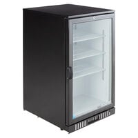 Beverage-Air CT96HC-1-B 21 inch Black Countertop Display Refrigerator with Swing Door