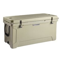 CaterGator CG100TAN Tan 110 Qt. Rotomolded Extreme Outdoor Cooler / Ice Chest