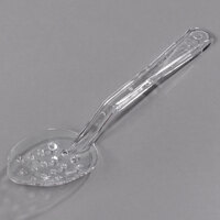 Carlisle 441107 11 inch Polycarbonate Clear Perforated Serving Spoon