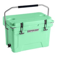 CaterGator CG20SF Seafoam 20 Qt. Rotomolded Extreme Outdoor Cooler / Ice Chest