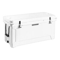 CaterGator CG100WH White 110 Qt. Rotomolded Extreme Outdoor Cooler / Ice Chest