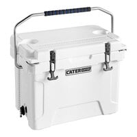 CaterGator CG20WH White 20 Qt. Rotomolded Extreme Outdoor Cooler / Ice Chest