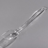 Carlisle 447007 10" Polycarbonate Clear Solid Serving Spoon