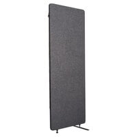 Luxor RCLM2466ZSG RECLAIM Slate Gray 24 inch x 66 inch Room Divider Expansion Panel
