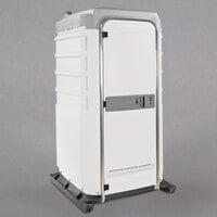 PolyJohn FS3-3008 Fleet White Premium Portable Restroom with Freshwater / Recirculating Flush Tank - Assembled