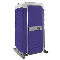 PolyJohn FS3-3010 Fleet Purple Premium Portable Restroom with Freshwater / Recirculating Flush Tank - Assembled
