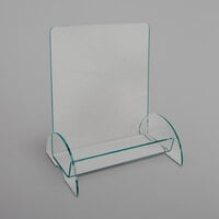 Deflecto 775390 DocuHolder 9 13/16" x 6 5/16" x 11" Clear Single Compartment Magazine Holder