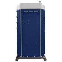 PolyJohn FS3-3016 Fleet Dark Blue Premium Portable Restroom with Freshwater / Recirculating Flush Tank - Assembled