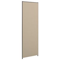 HON BSXP7224GYGY Basyx BL Series 72 inch x 24 inch Gray Semi-Tackable Verse Office Panel