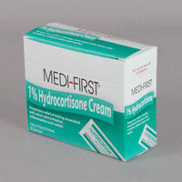 Medi-First 21173 .9G Hydrocortisone 1% Anti-Itch Cream Packet - 25/Box