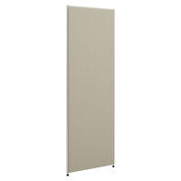 HON BSXP7230GYGY Basyx BL Series 72 inch x 30 inch Gray Semi-Tackable Verse Office Panel
