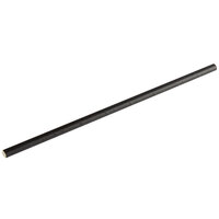 EcoChoice 7 1/2 inch Black Unwrapped Paper Sip Straw - 2500/Case