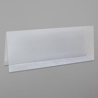 C-Line 87507 11" x 4 1/4" Clear Heavy Weight Plastic Tent Card Holder - 25/Box