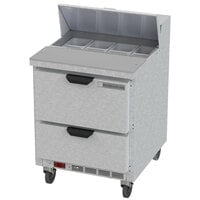 Beverage-Air SPED27HC-B Elite Series 27" 2 Drawer Refrigerated Sandwich Prep Table