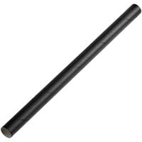 EcoChoice 8 1/2 inch Black Colossal Unwrapped Paper Straw - 500/Pack