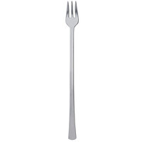 Fineline Tiny Temptations 6510-SV 6 inch Tiny Tasters Silver Look Plastic Cocktail Fork - 20/Pack
