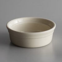 Syracuse China 950027738 Casablanca 6 oz. Cream White Small Porcelain Pot Pie Dish - 36/Case