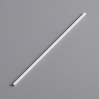 EcoChoice 10 inch White Jumbo Unwrapped Paper Straw - 2400/Pack